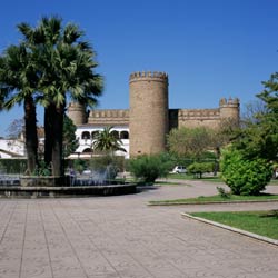 Zafra Parador castle hotel towers